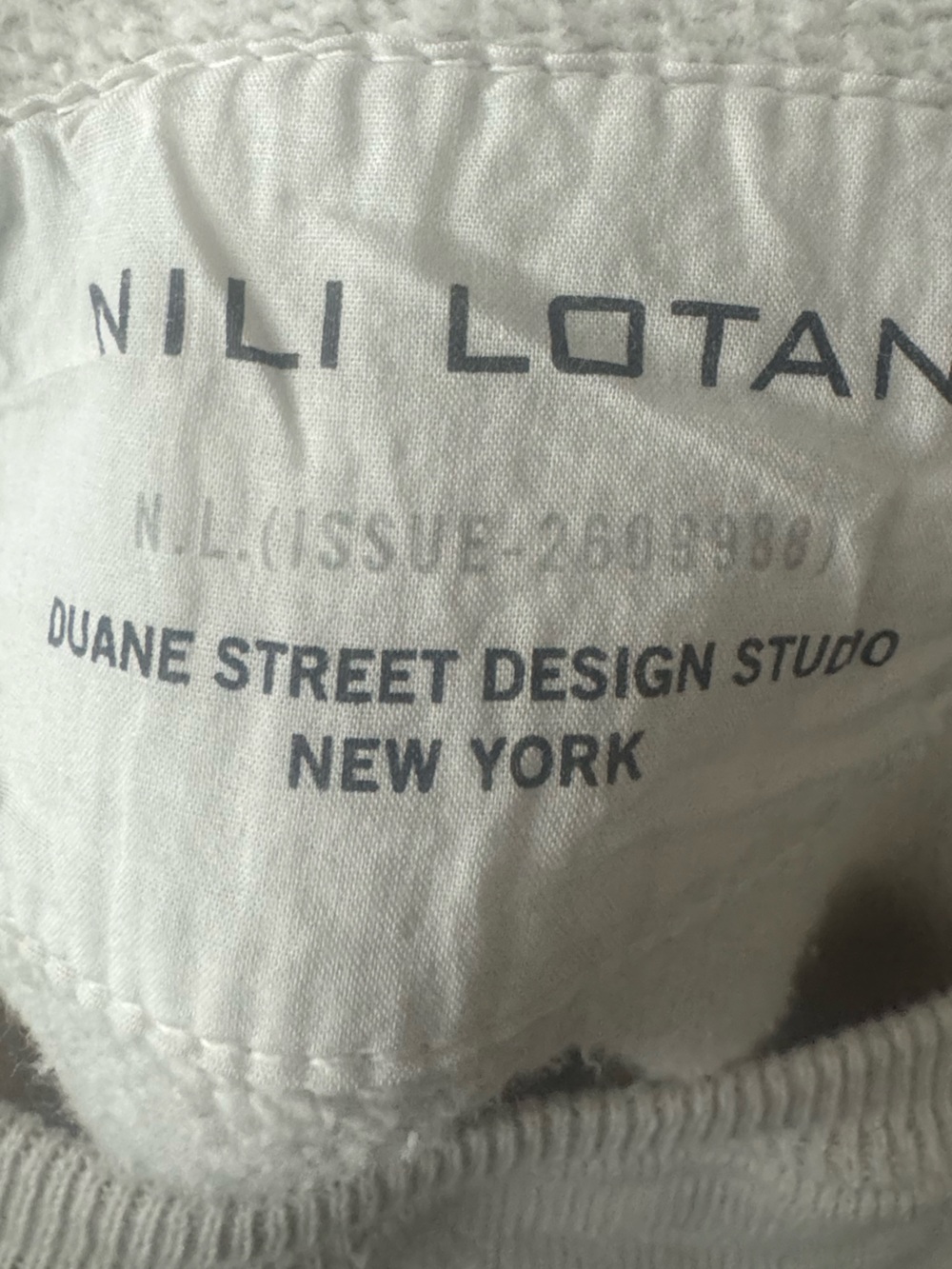 Nili Lotan Good Morning LA" Pullover Sweatshirt XS - Picture 6 of 6